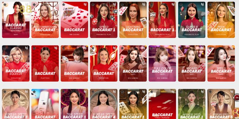 baccarat tại bj88